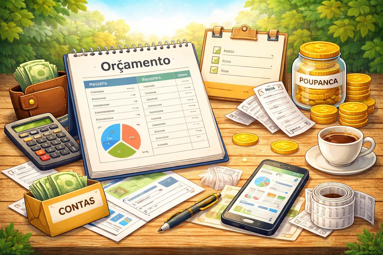 Como criar um orçamento simples (Guia prático para organizar o seu dinheiro)